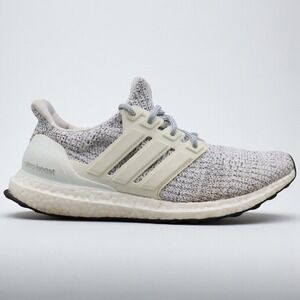 Adidas Ultra Boost 4.0 Mens Size 7.5 Gray White Athletic Running Shoes Sneakers
